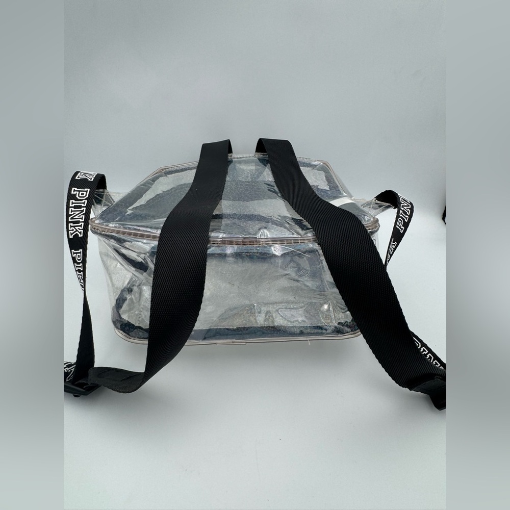 Victoria’s Secret PINK Clear Glitter Mini Backpack Concert Stadium Bag - Picture 9 of 12